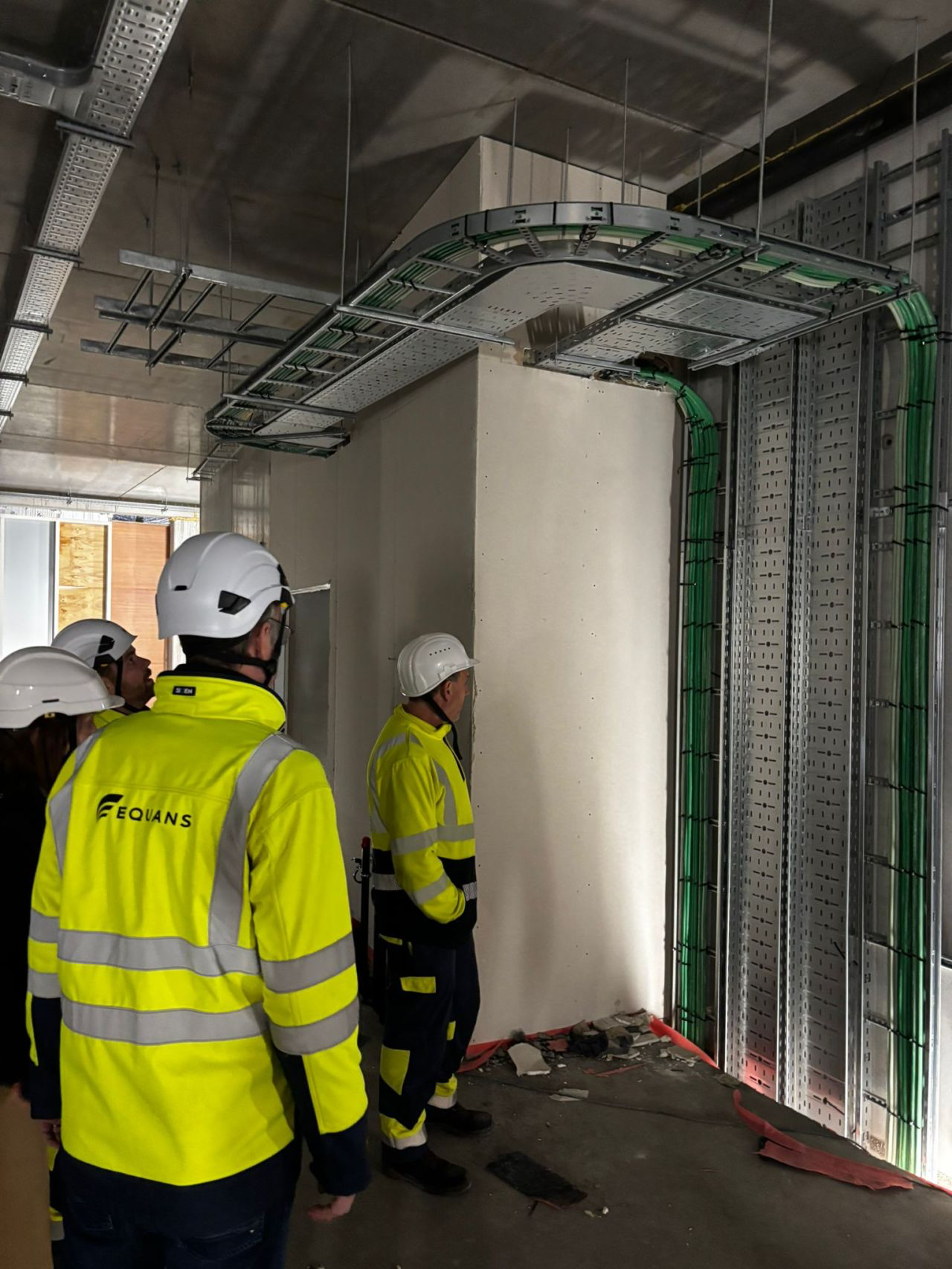 Electrical installation and cable routing